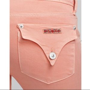 SOLD OUT! RARE!! Hudson Collin Skinny Peach Jeans
